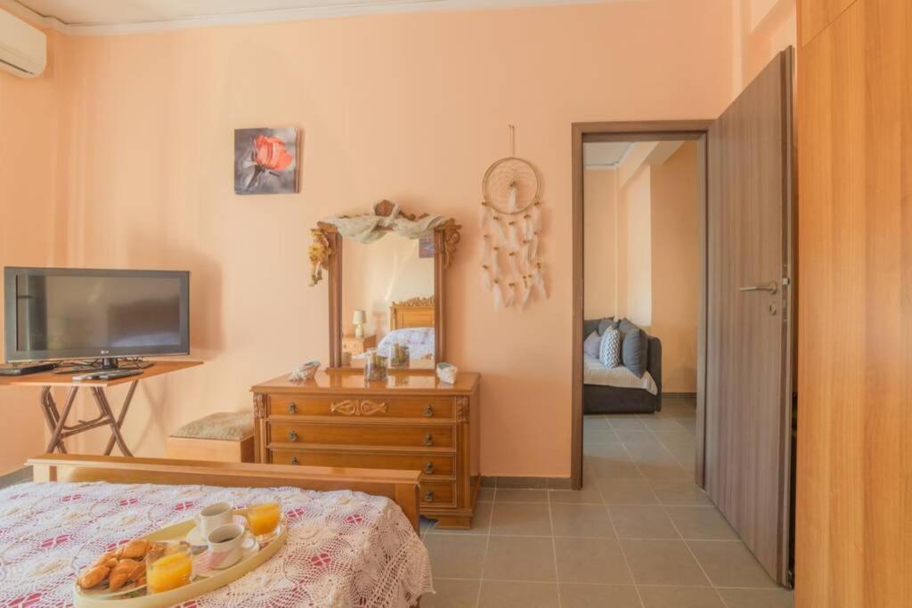 Bright Newly Renovated Apt Near Beach & Center+Ac Anemomylos Buitenkant foto