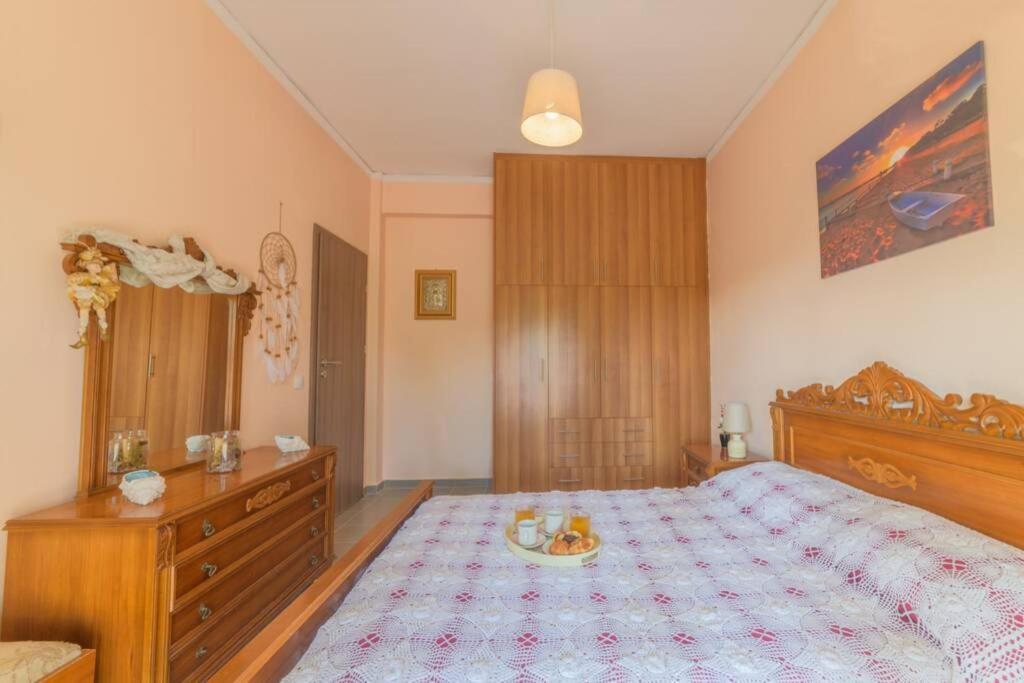 Bright Newly Renovated Apt Near Beach & Center+Ac Anemomylos Buitenkant foto