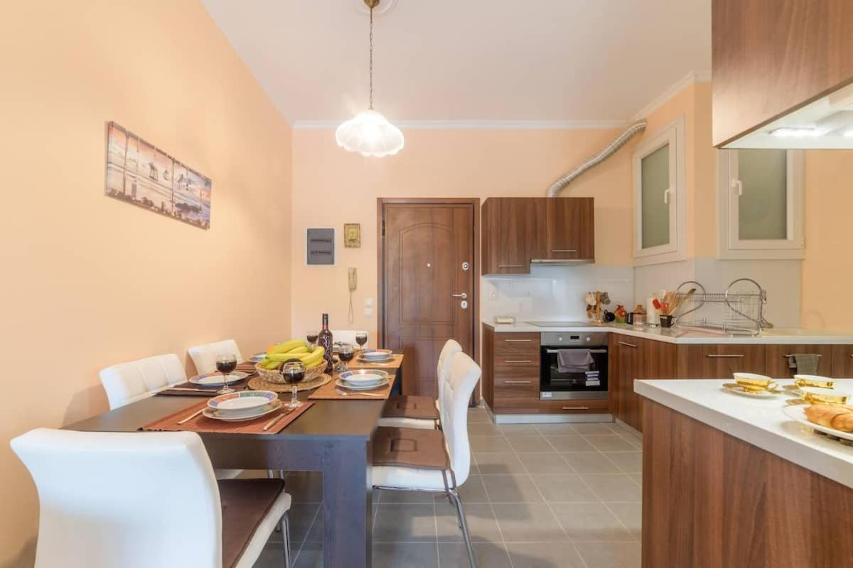 Bright Newly Renovated Apt Near Beach & Center+Ac Anemomylos Buitenkant foto