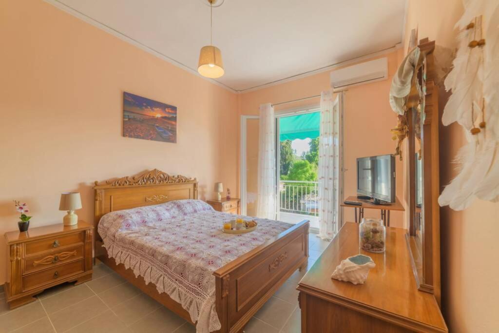 Bright Newly Renovated Apt Near Beach & Center+Ac Anemomylos Buitenkant foto