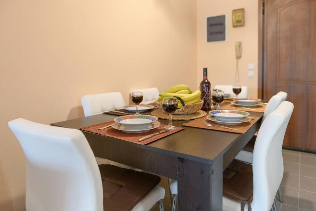 Bright Newly Renovated Apt Near Beach & Center+Ac Anemomylos Buitenkant foto