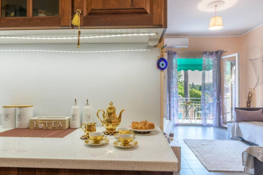 Bright Newly Renovated Apt Near Beach & Center+Ac Anemomylos Buitenkant foto